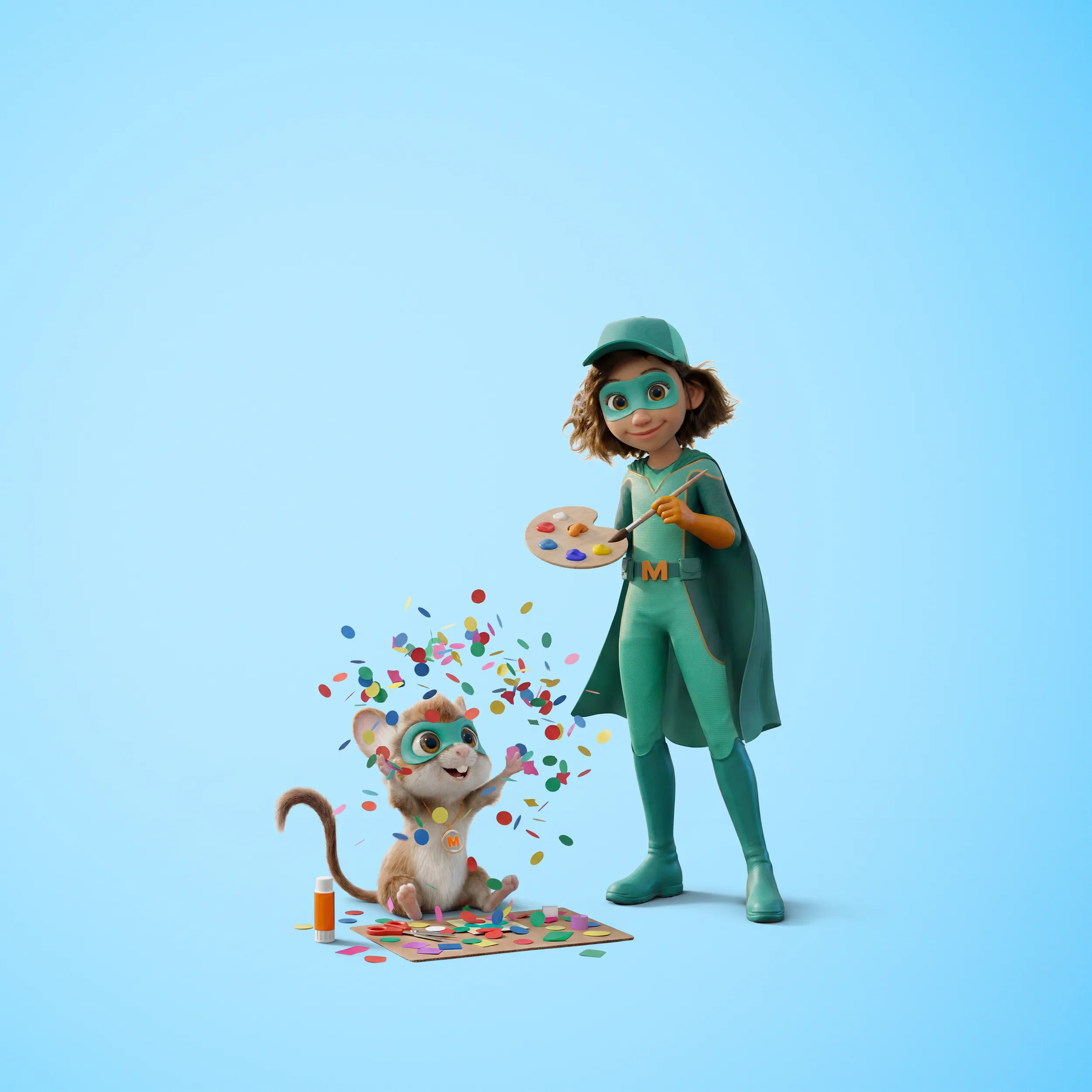 Mimigs : Millie et Malva font du dessin et du bricolage