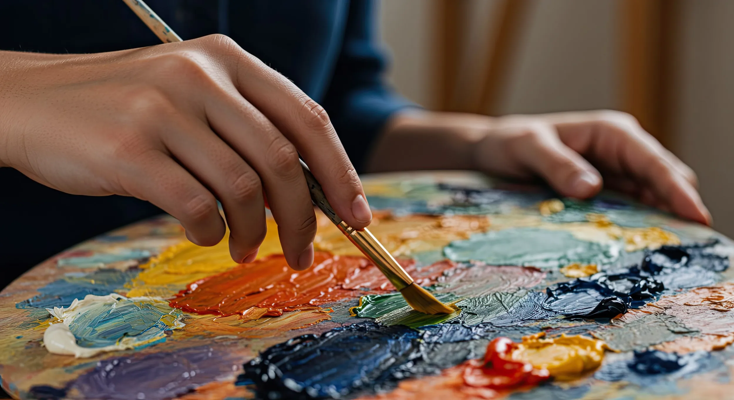 Peindre à l'huile